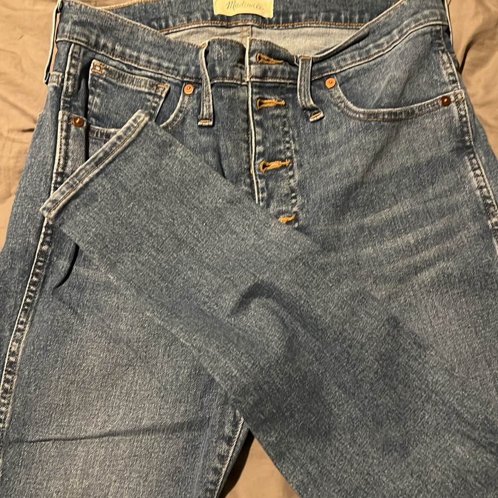 Madewell - high rise skinny with button fly - 30P